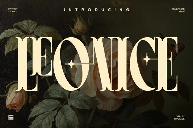 Leonice - Elegant Condensed Serif Font