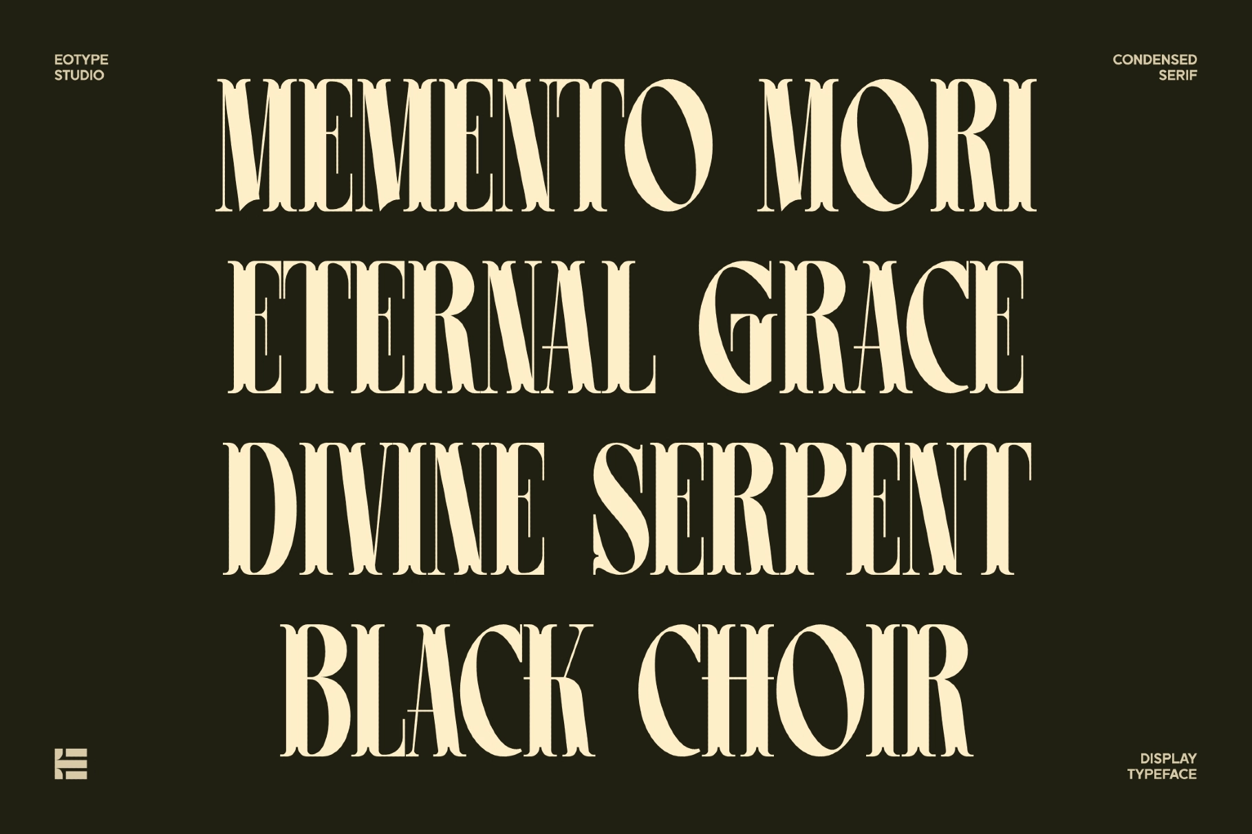 Leonice - Elegant Condensed Serif Font