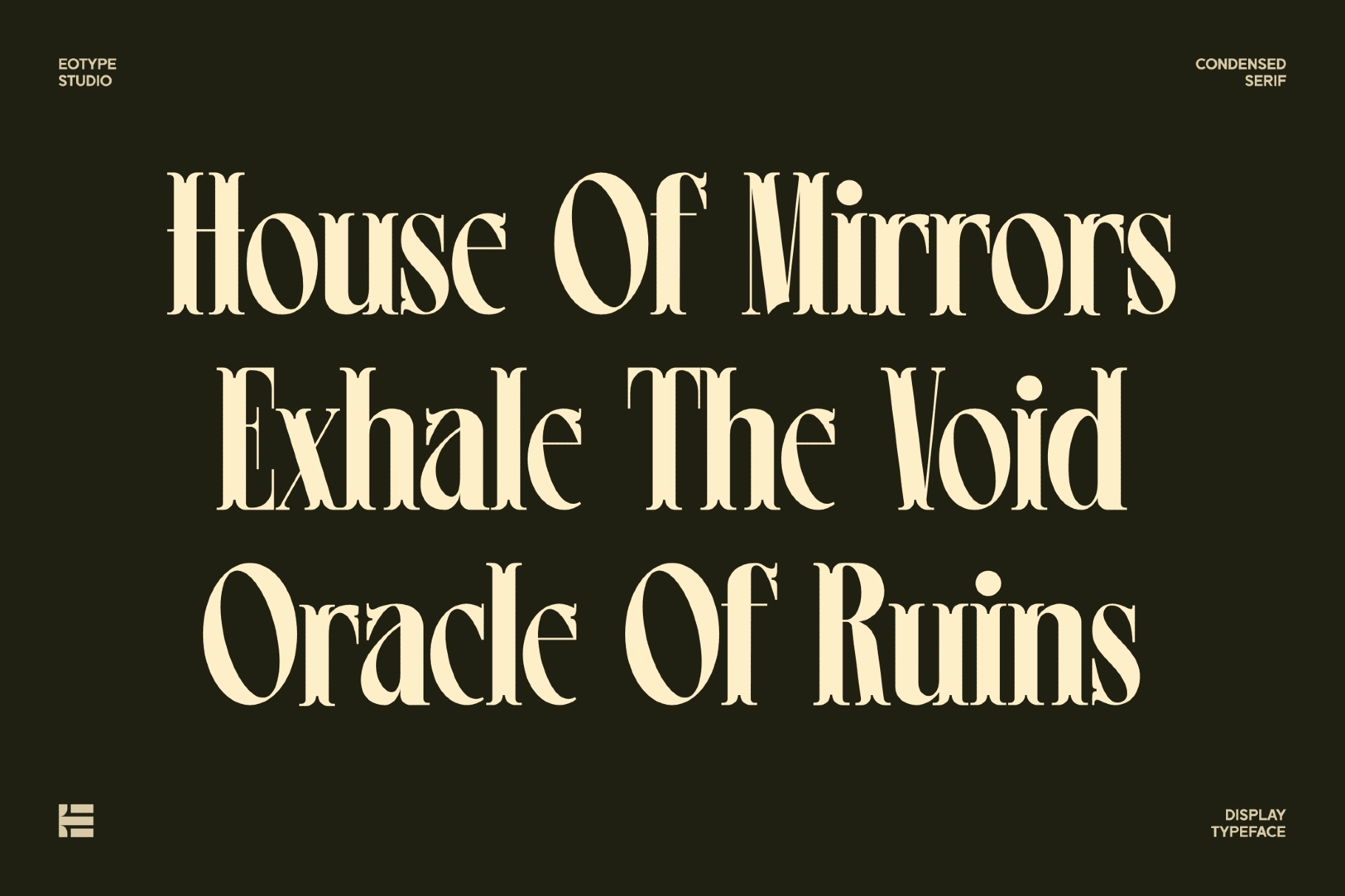 Leonice - Elegant Condensed Serif Font
