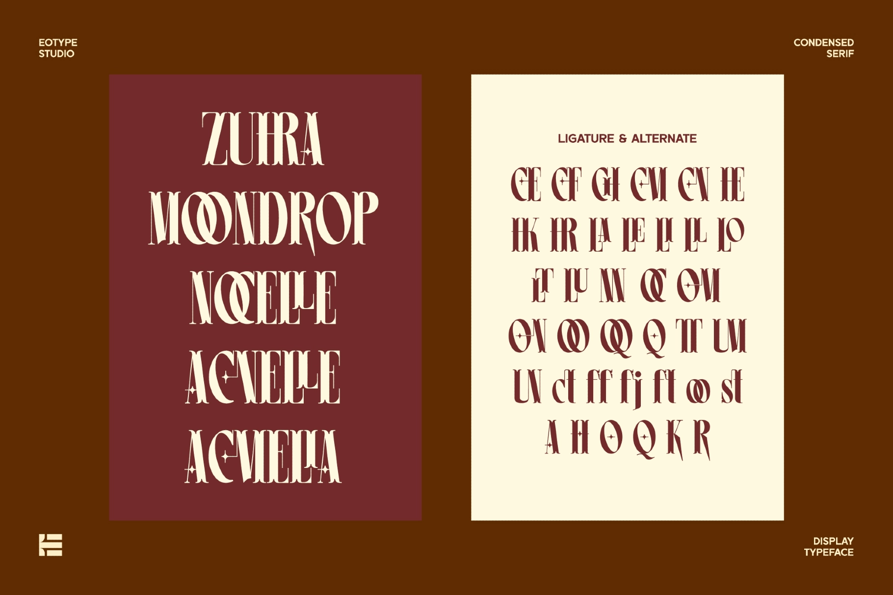 Leonice - Elegant Condensed Serif Font