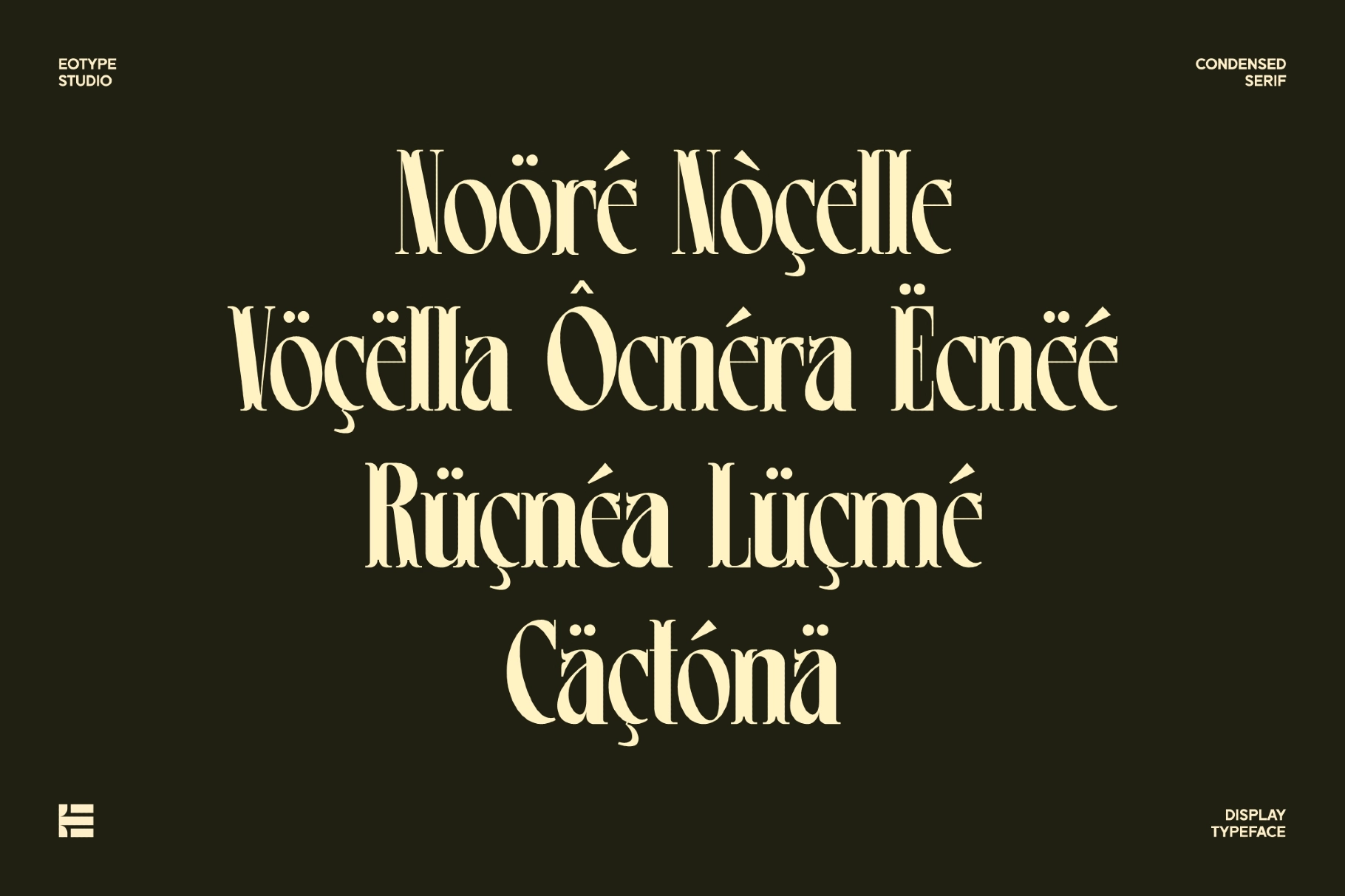 Leonice - Elegant Condensed Serif Font