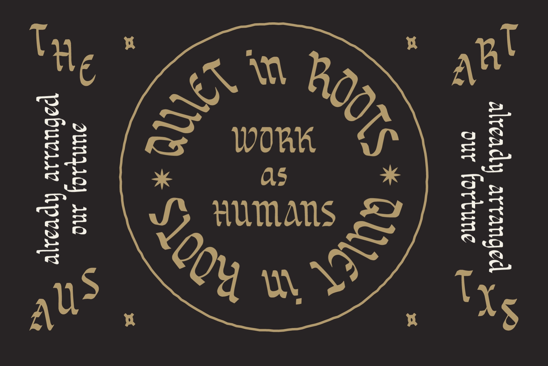 Sortvane - Handcrafted Blackletter Display Font