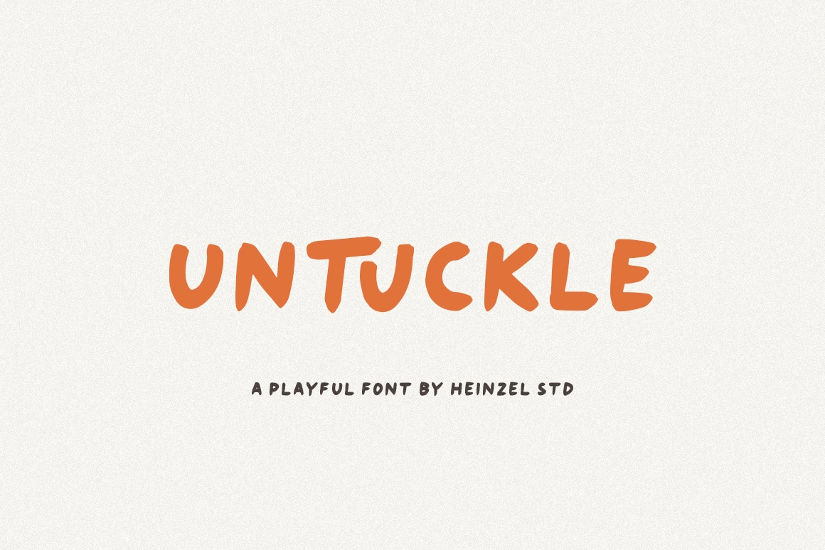 Untuckle - Playful Handwritten Font
