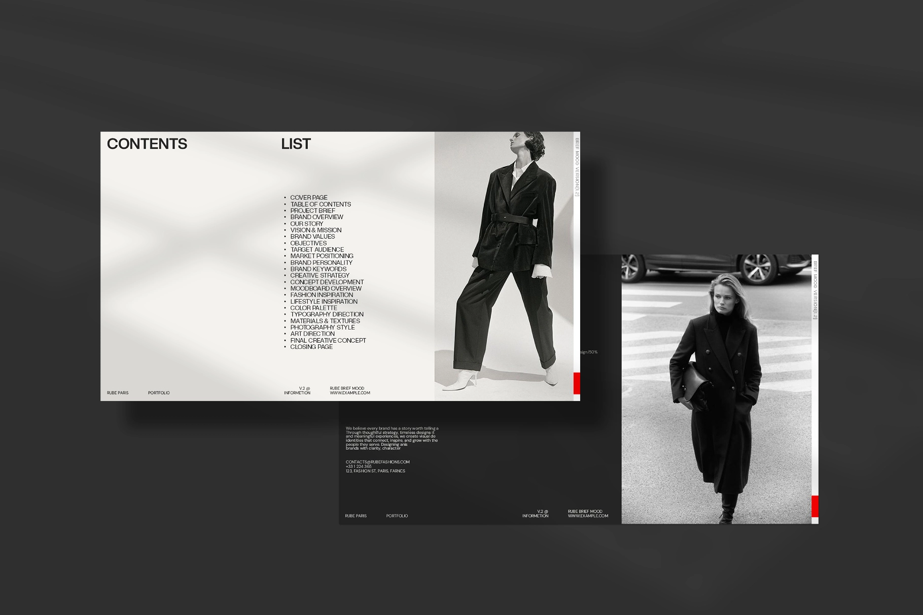 RUBE - Fashion Brief Presentation Template