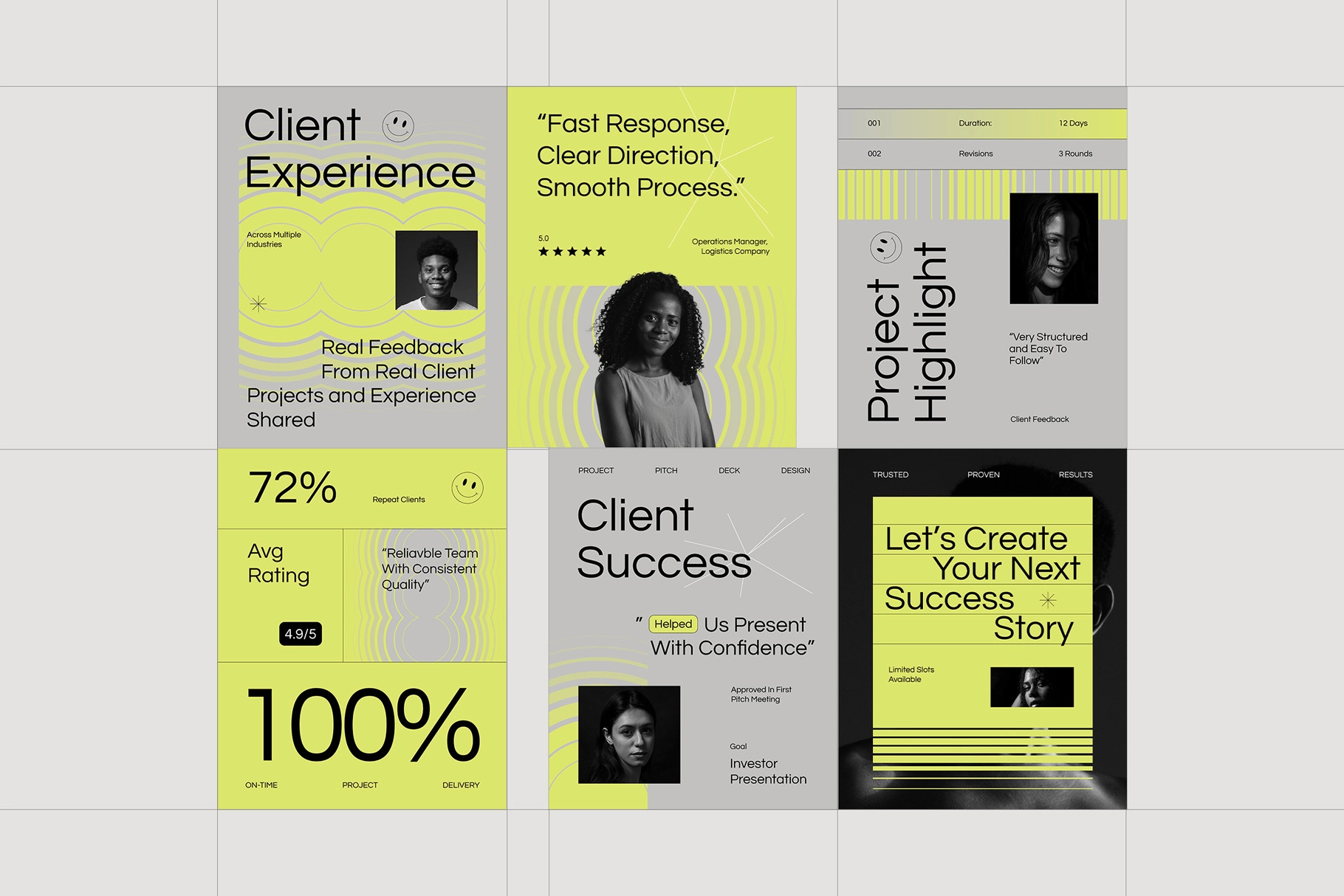 Client Testimonial Instagram Pack for Affinity