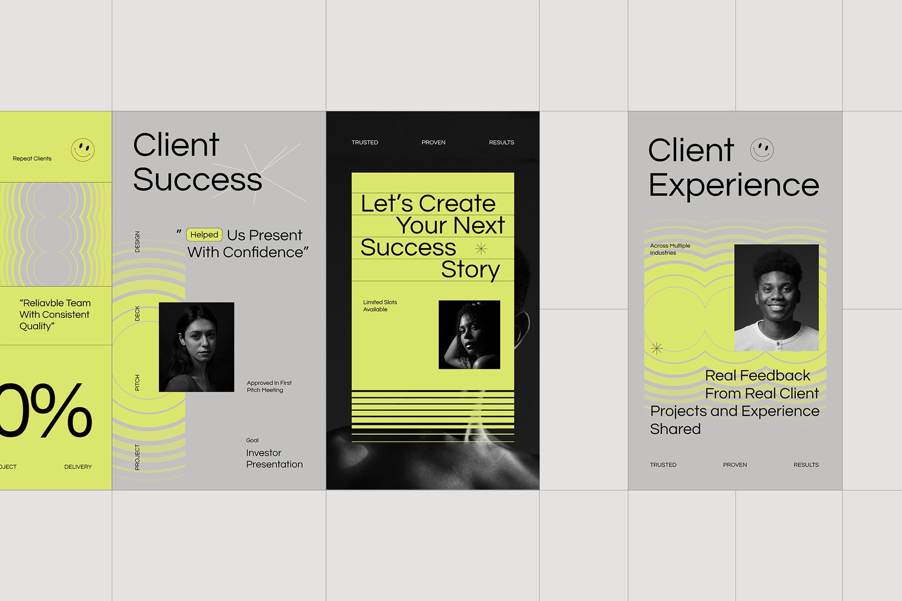 Client Testimonial Instagram Pack - CANVA Template