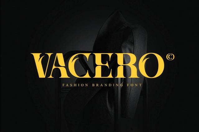 Vacero - Bold Slashed Serif Font