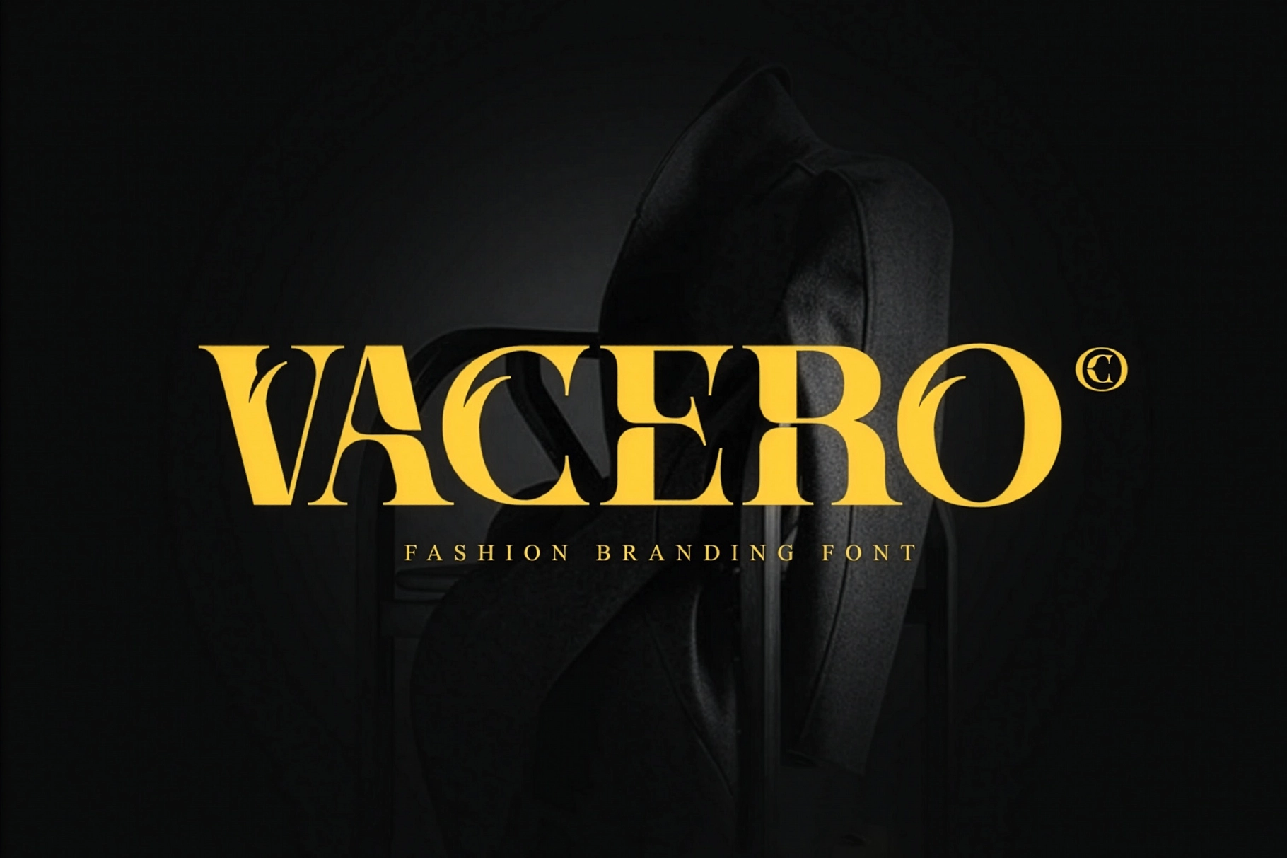 Vacero - Bold Slashed Serif Font