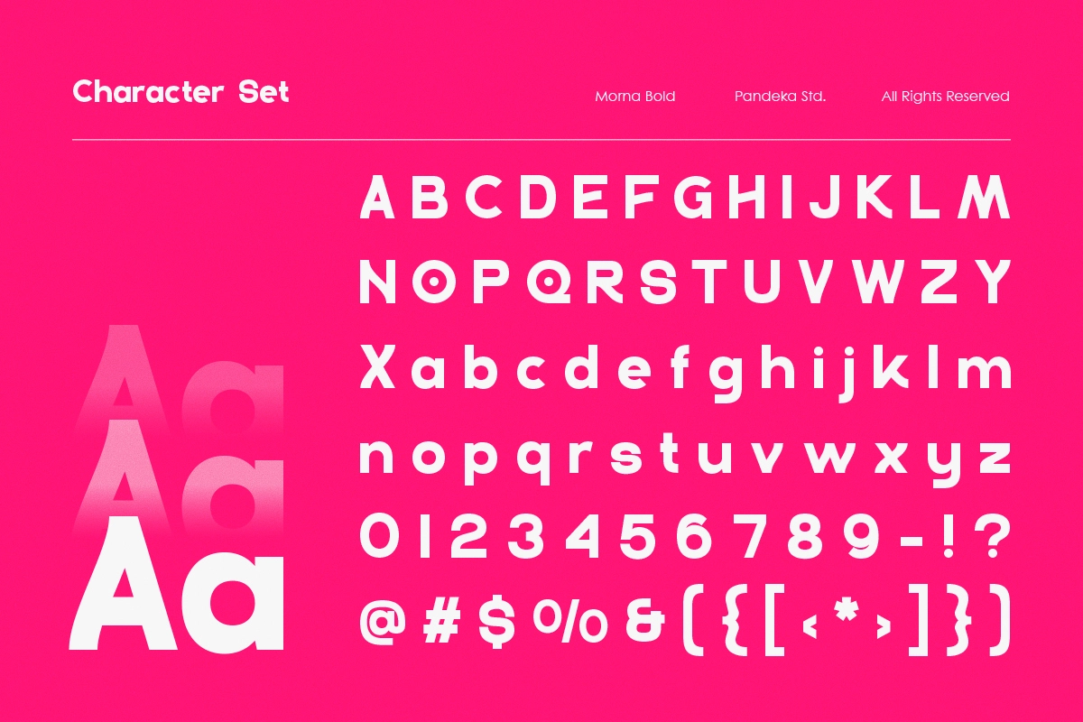 Morna Bold - Bold Tech Sans Serif Font