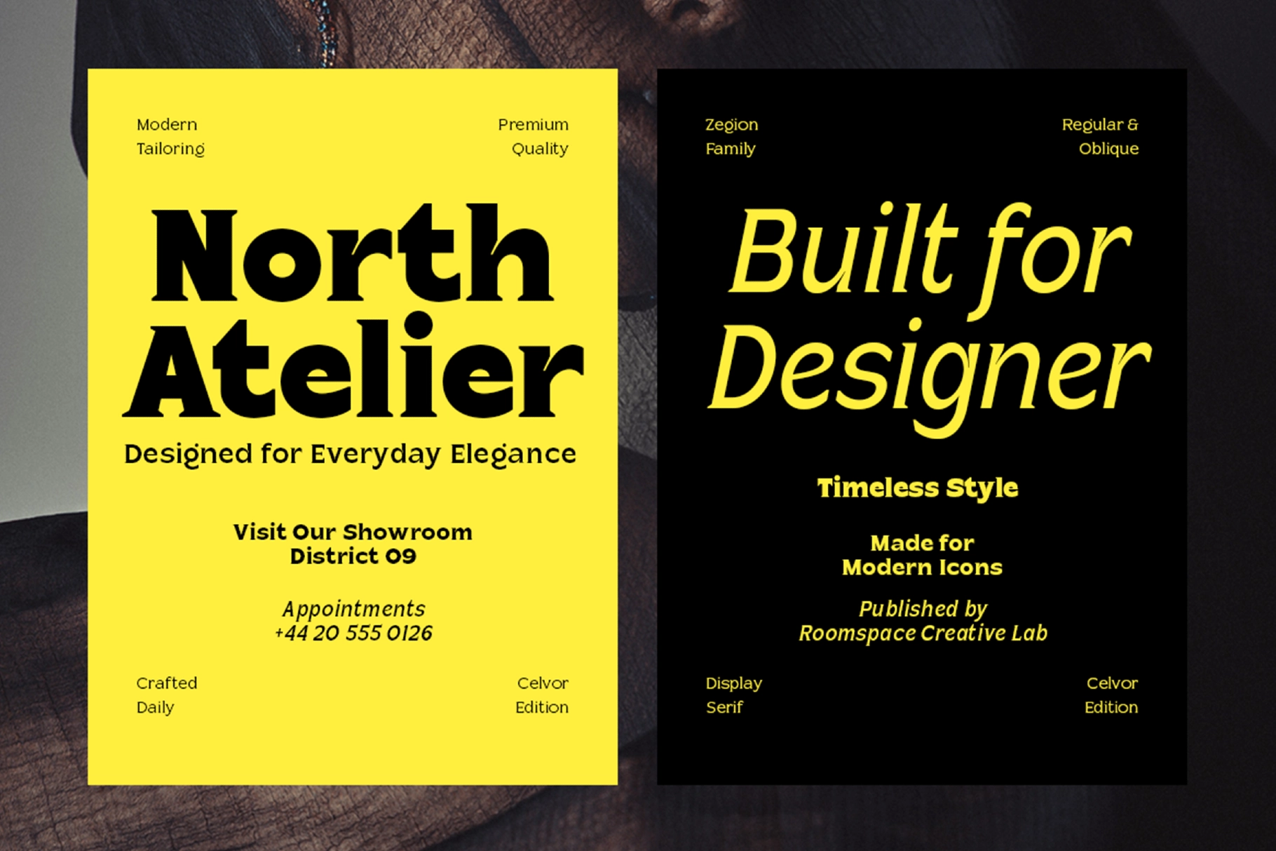 Celvor Edition – Contemporary Serif Font Family