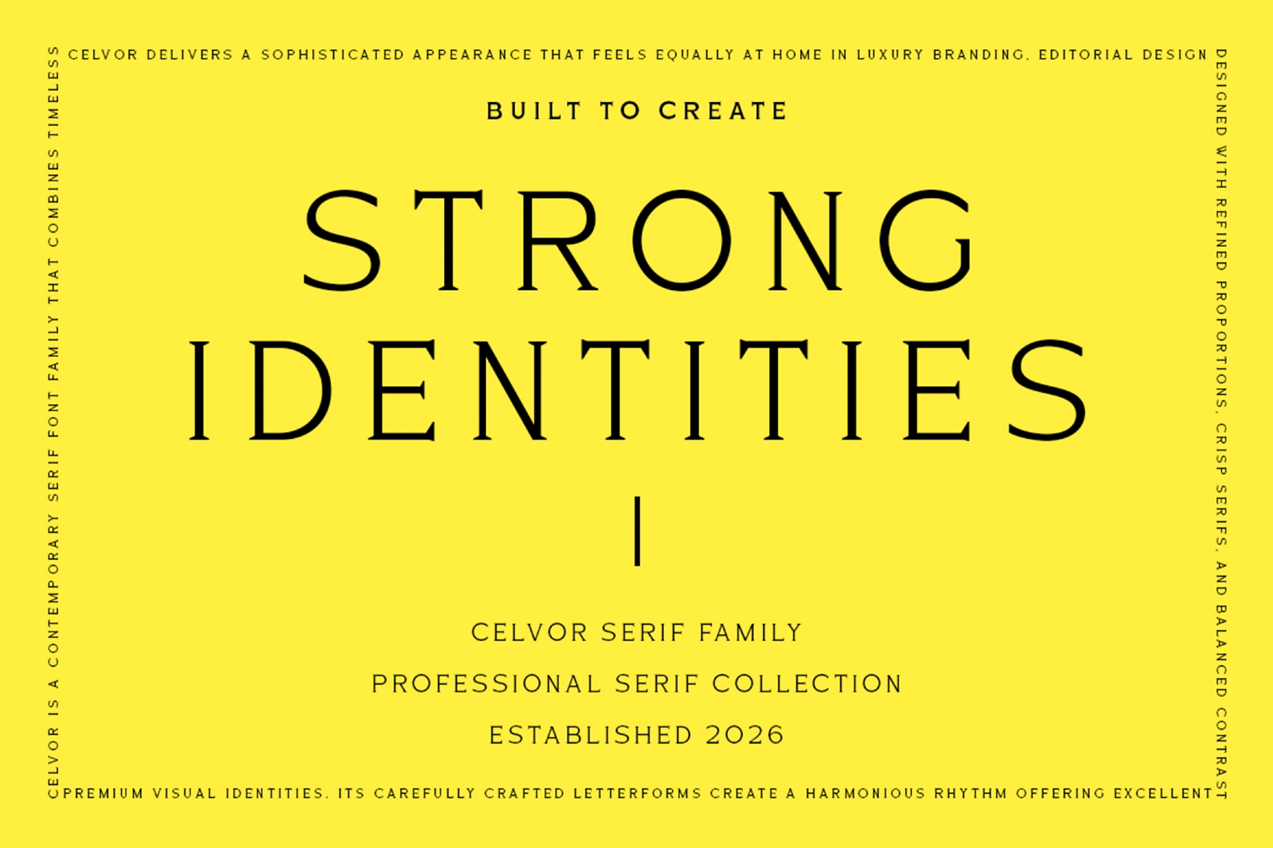 Celvor Edition – Contemporary Serif Font Family