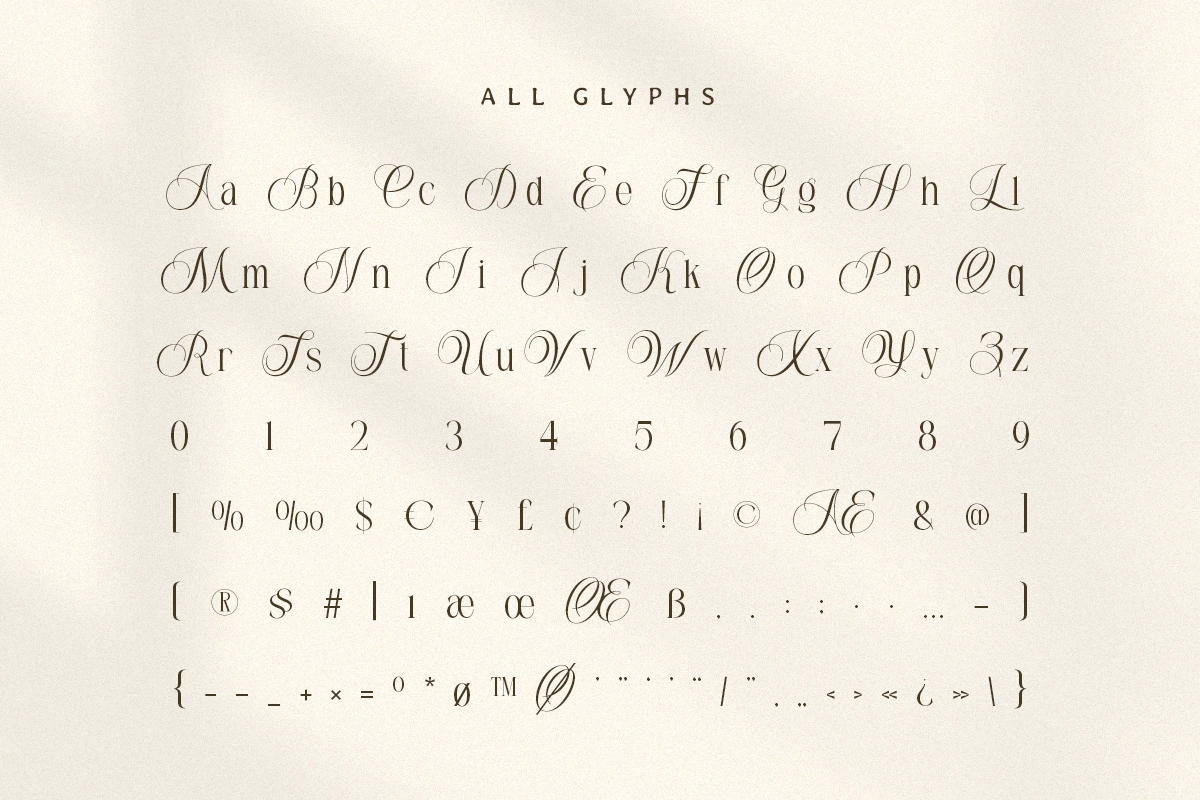 Reglika Mosta - Elegant Script Family Font
