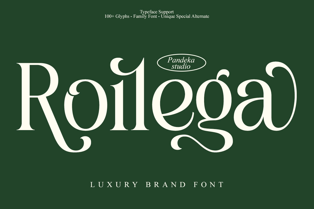 Roilega - Elegant Luxury Serif Family Font