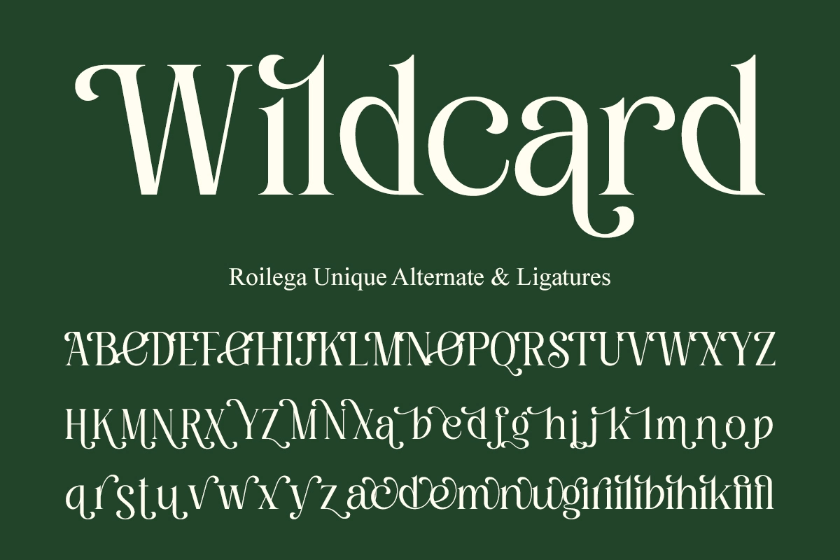 Roilega - Elegant Luxury Serif Family Font
