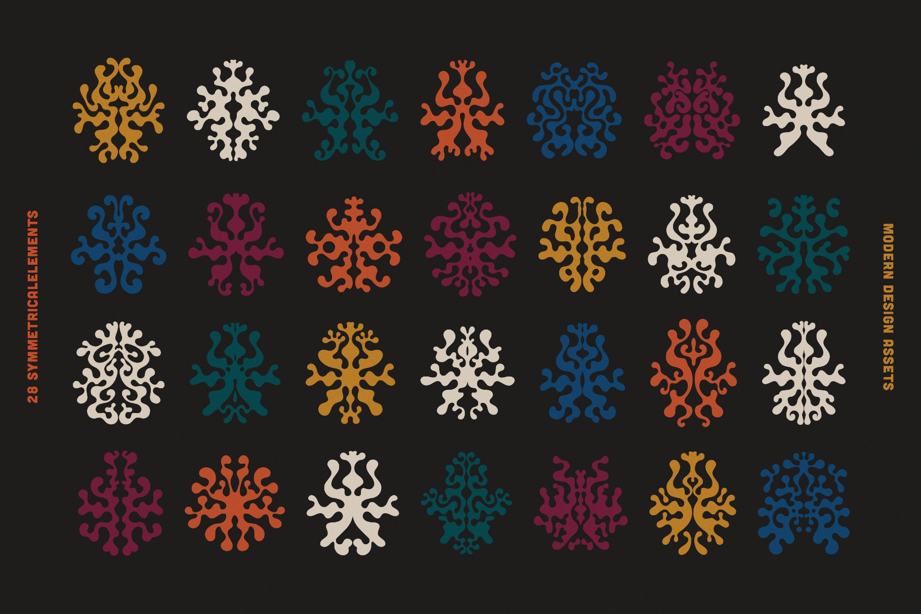 Rorschach Morphism Fluid Shapes