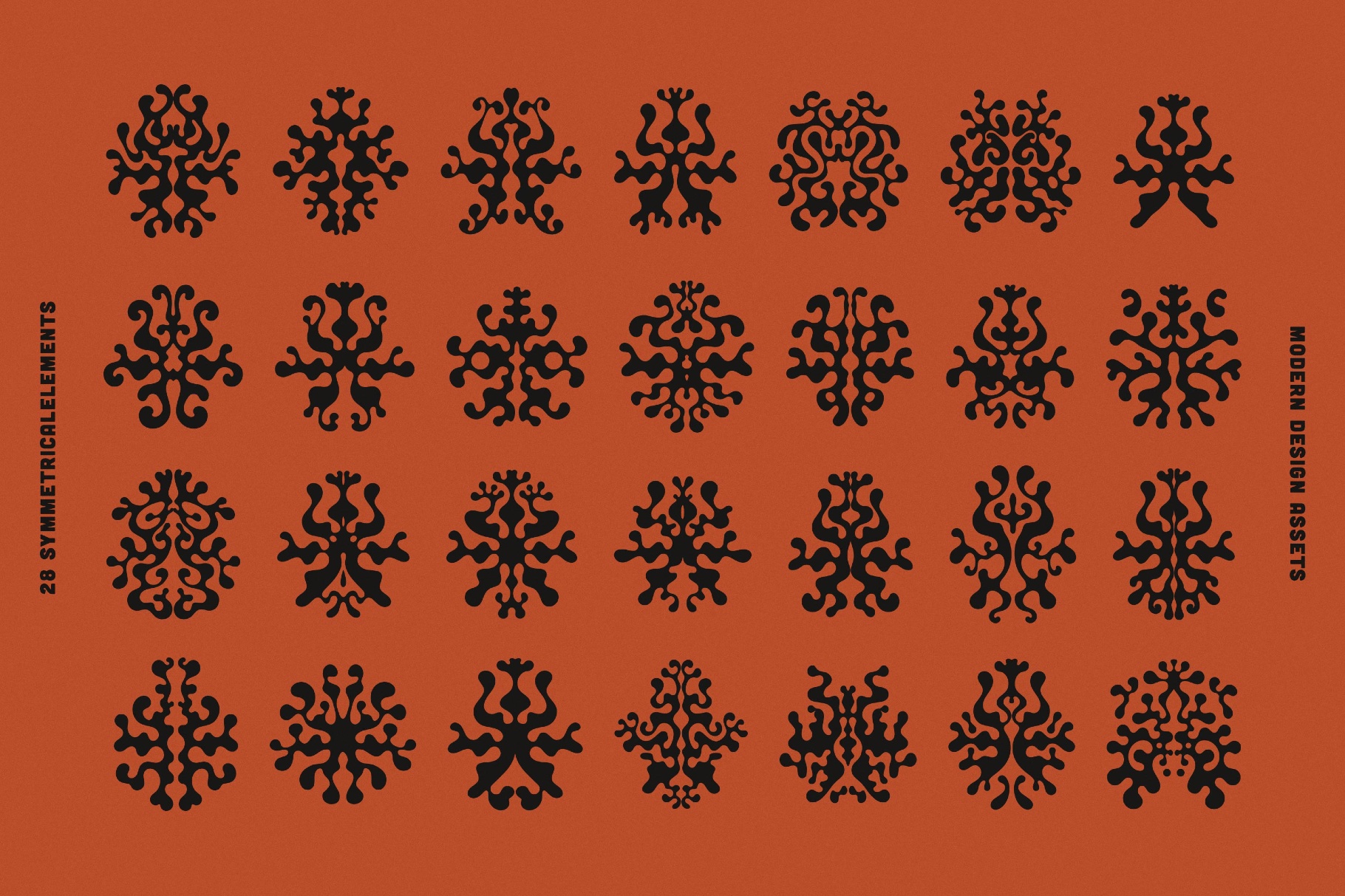 Rorschach Morphism Fluid Shapes