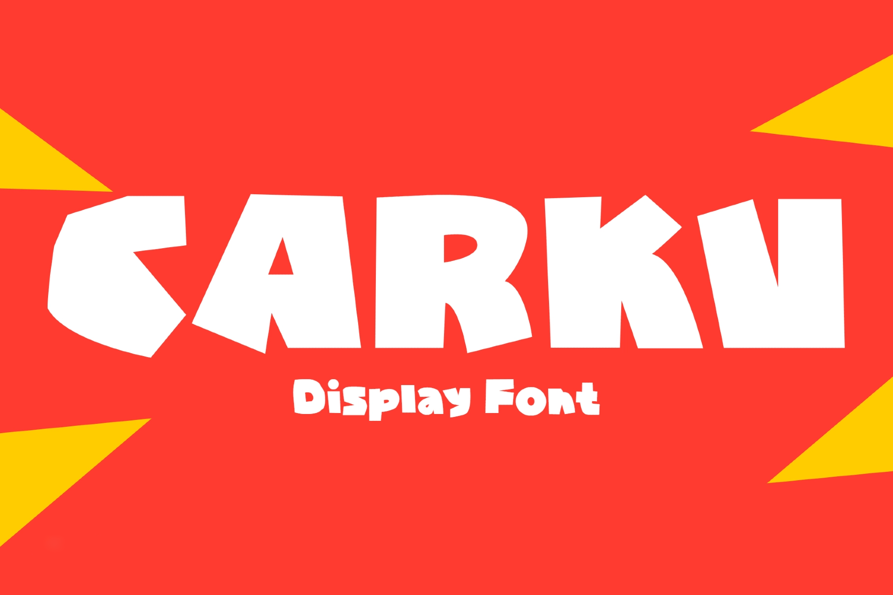 Carku - Bold Cartoon Display Font