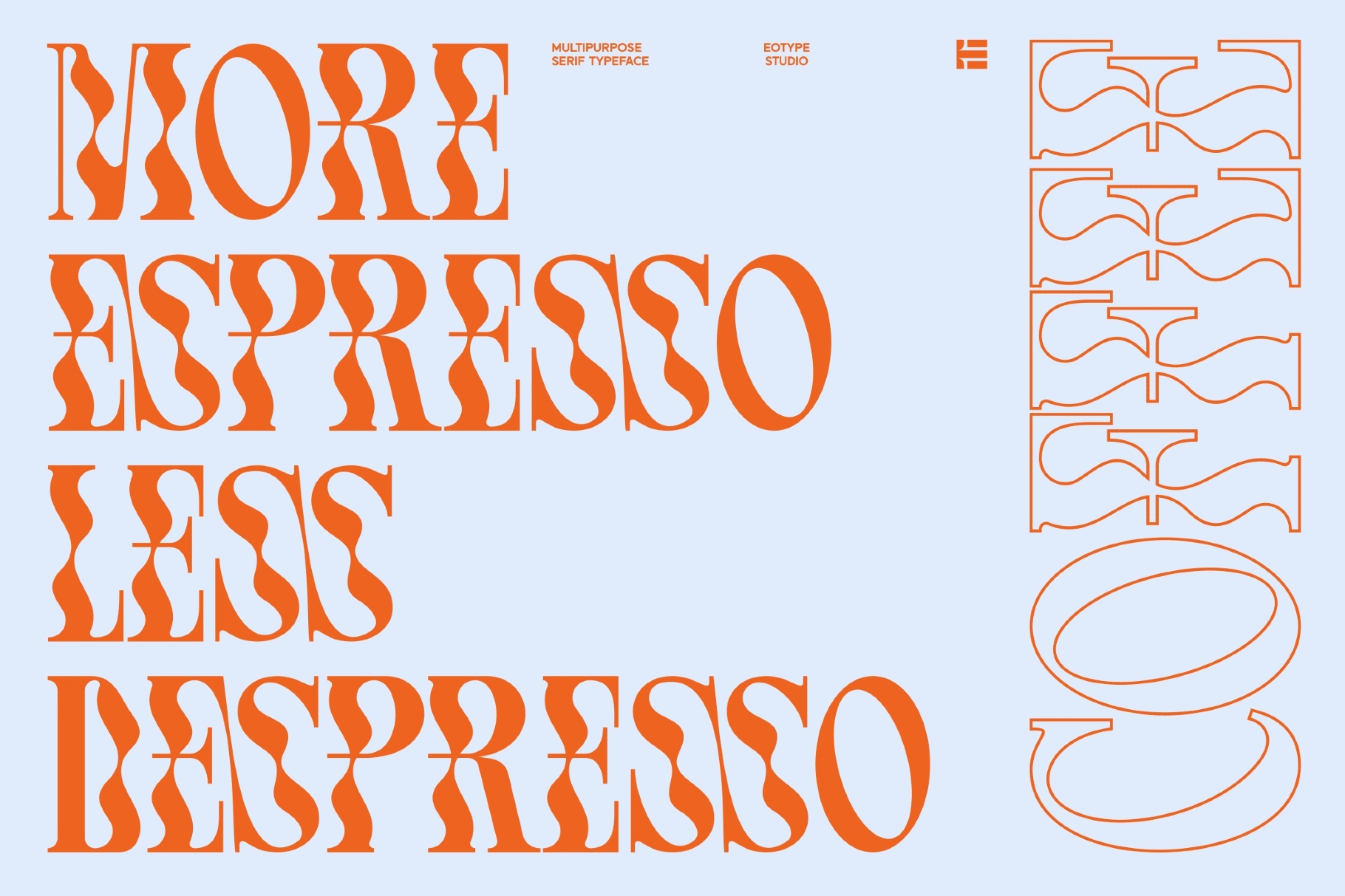 Flowsun - Psychedelic Groovy Serif Font