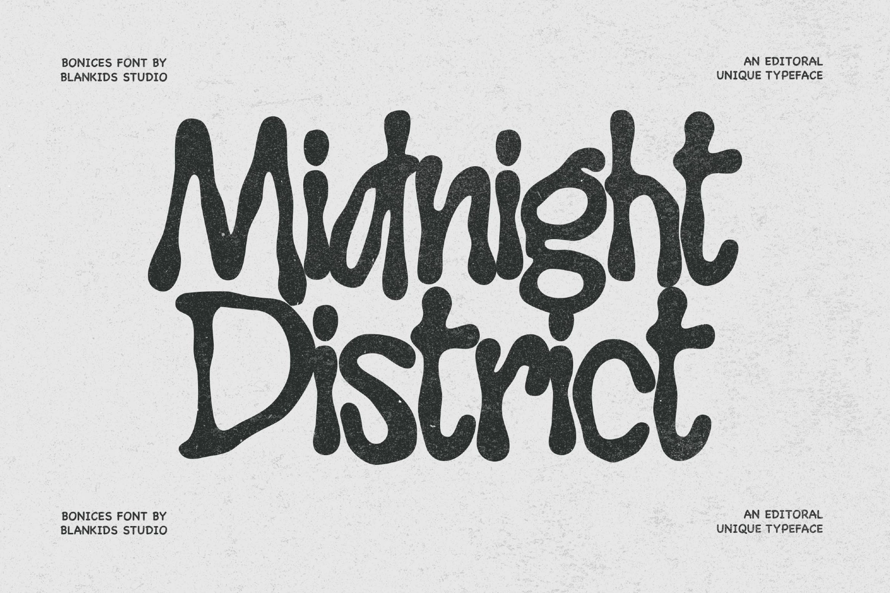 Bonices - Hand Drawn Display Font