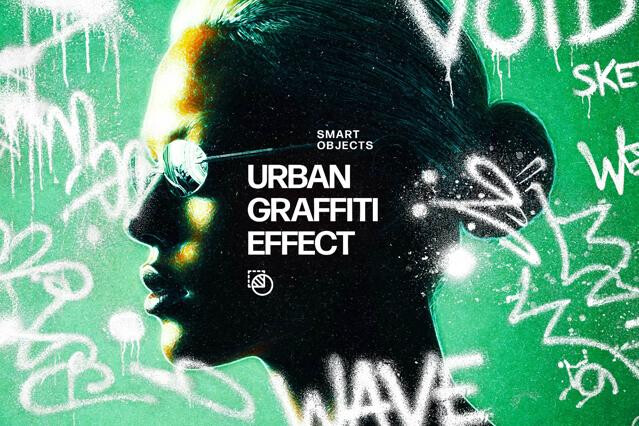 Urban Graffiti Collage Effect