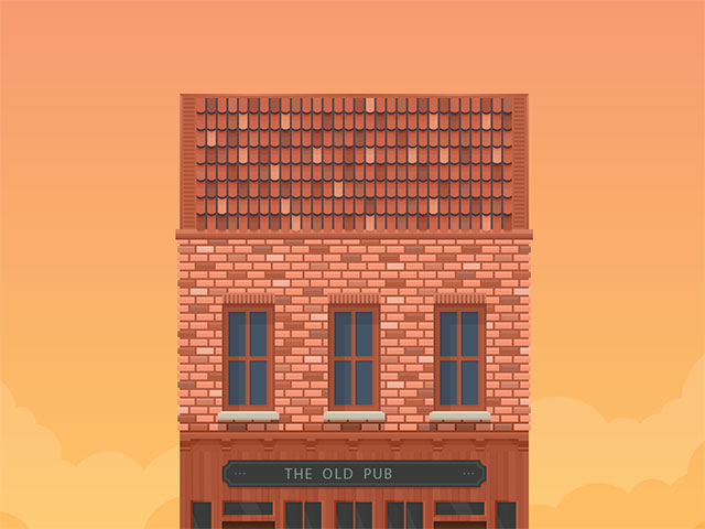 Tutorial: Round Flat Pub Icon