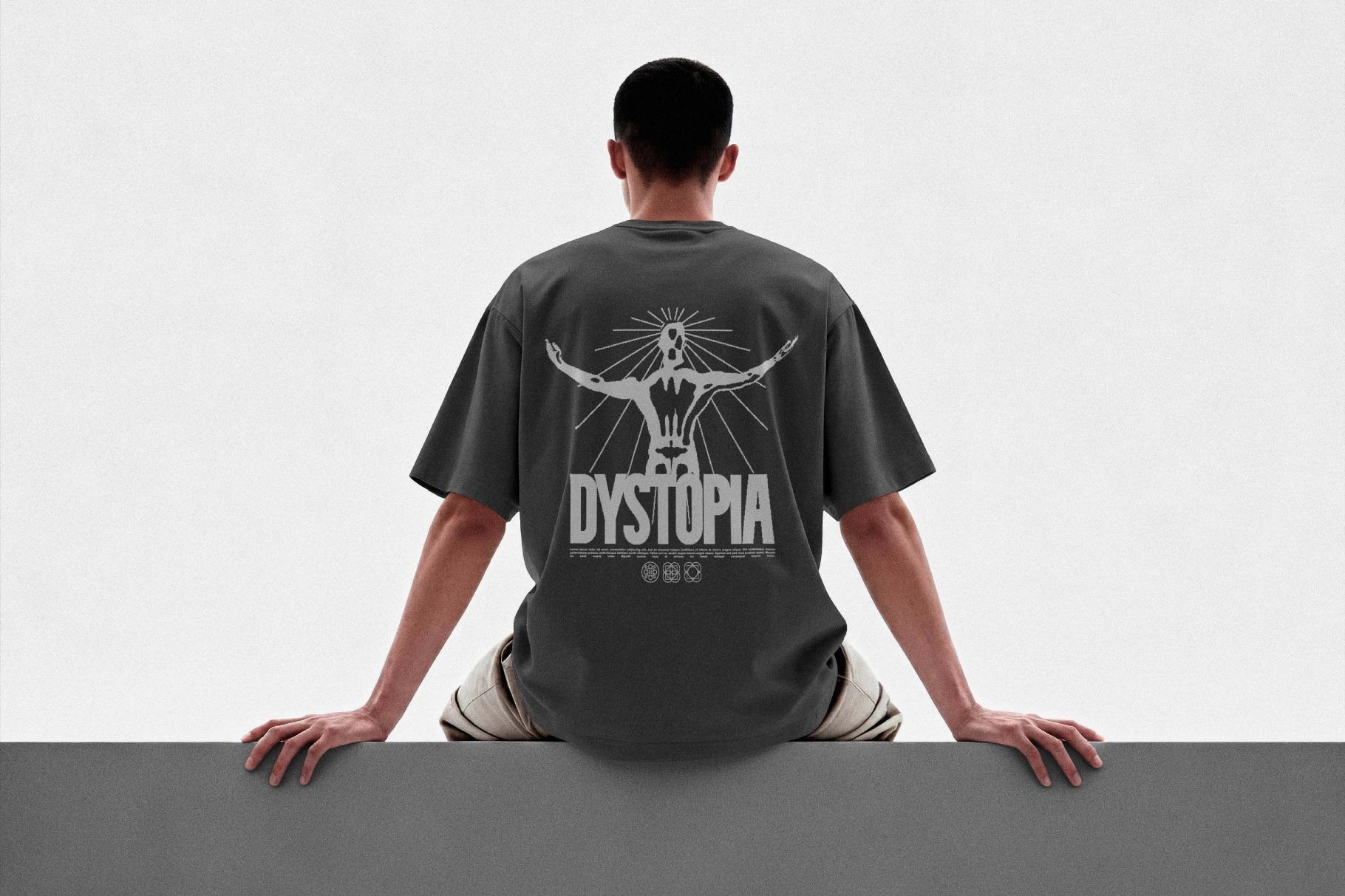 Back Print T-shirt Mockup