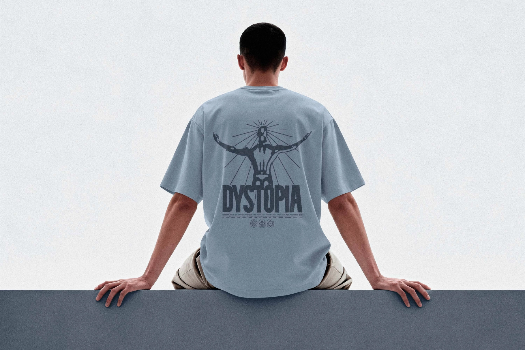 Back Print T-shirt Mockup