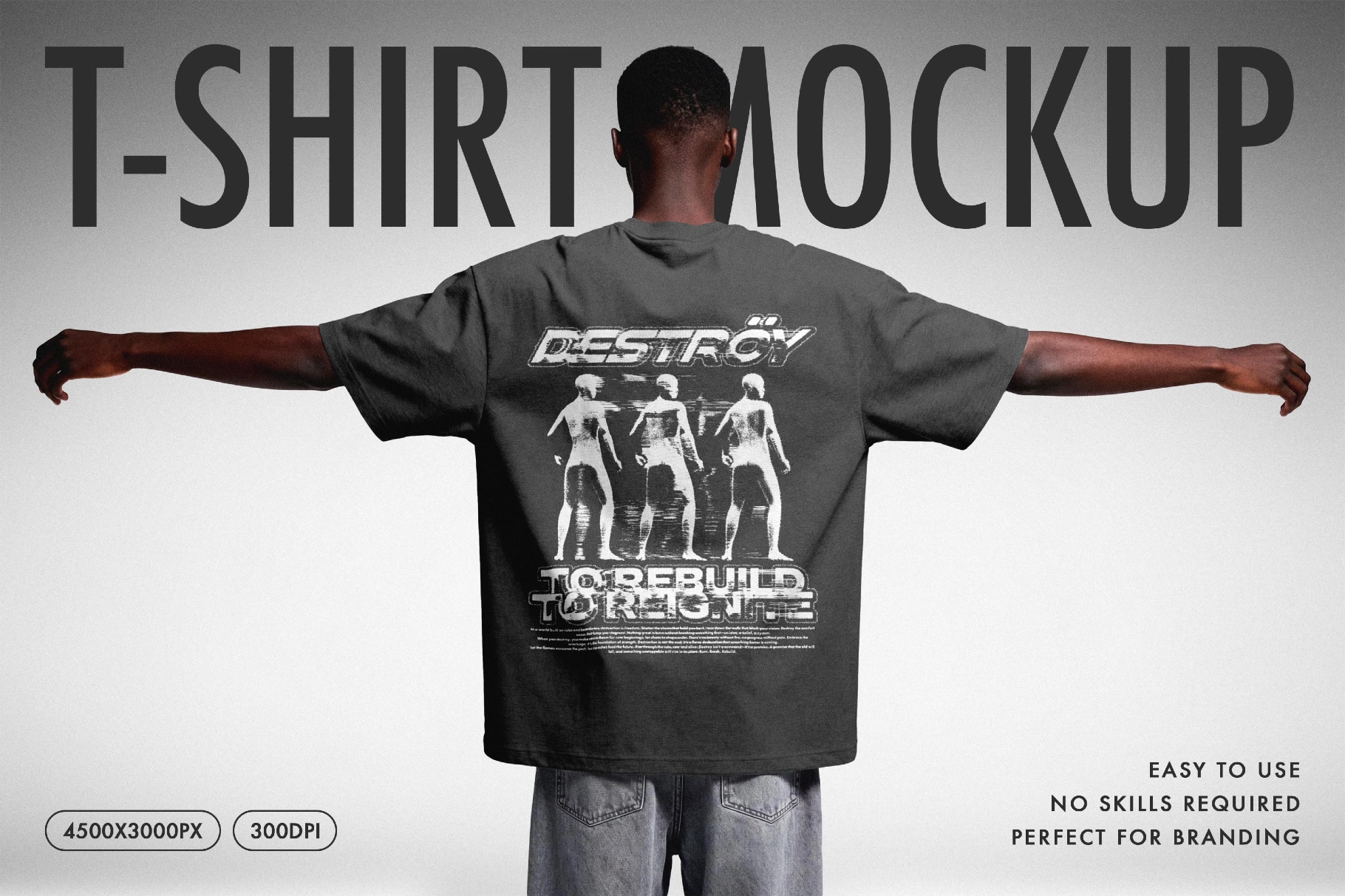 T-shirt Mockup Back Print