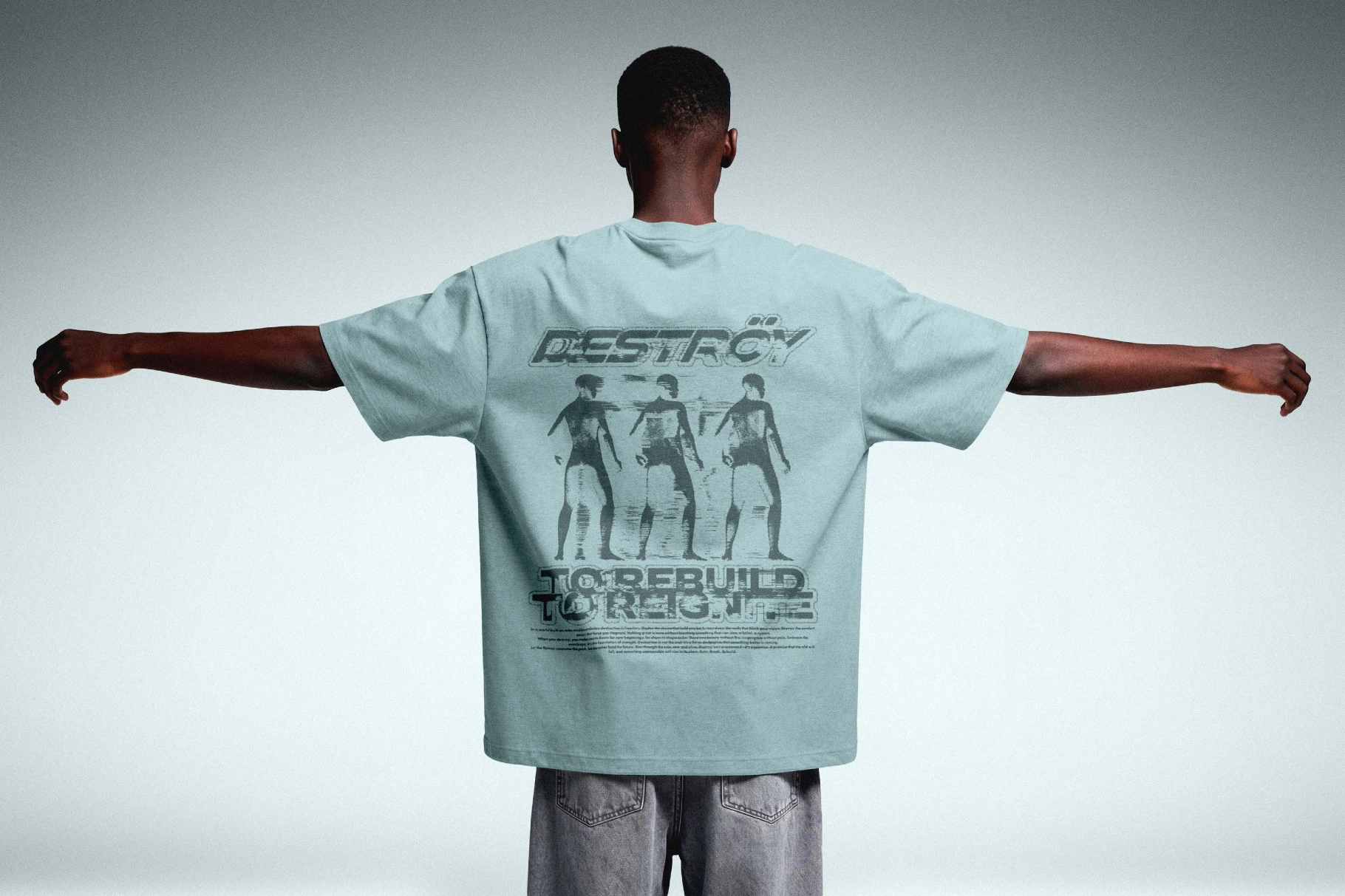 T-shirt Mockup Back Print