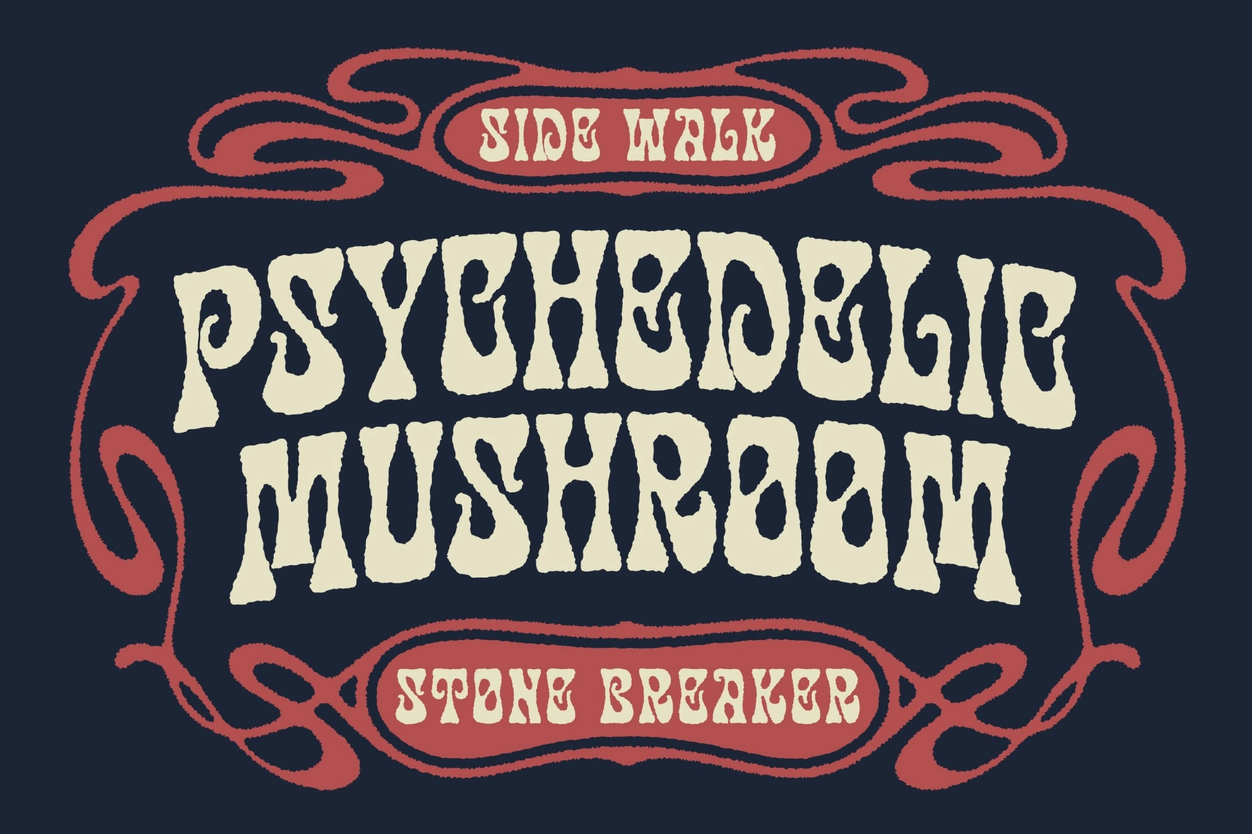 Disco Paradise – Groovy Psychedelic Display Font