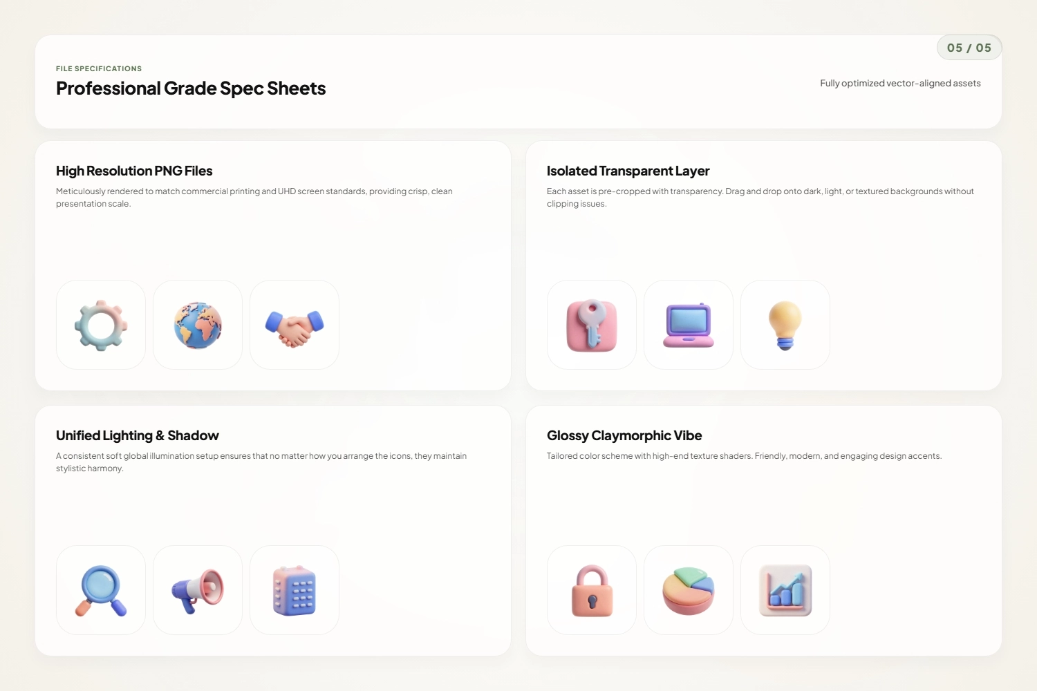 3D Business Icon Pack