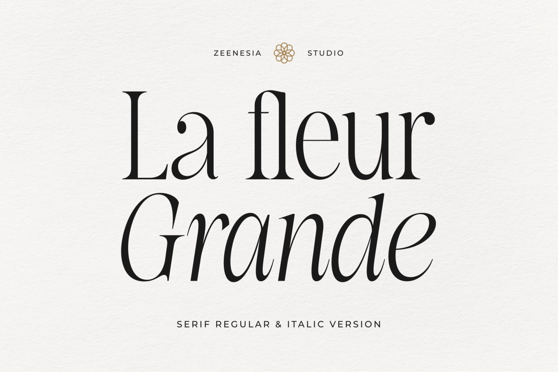 La Fleur Grande – Elegant Serif Font