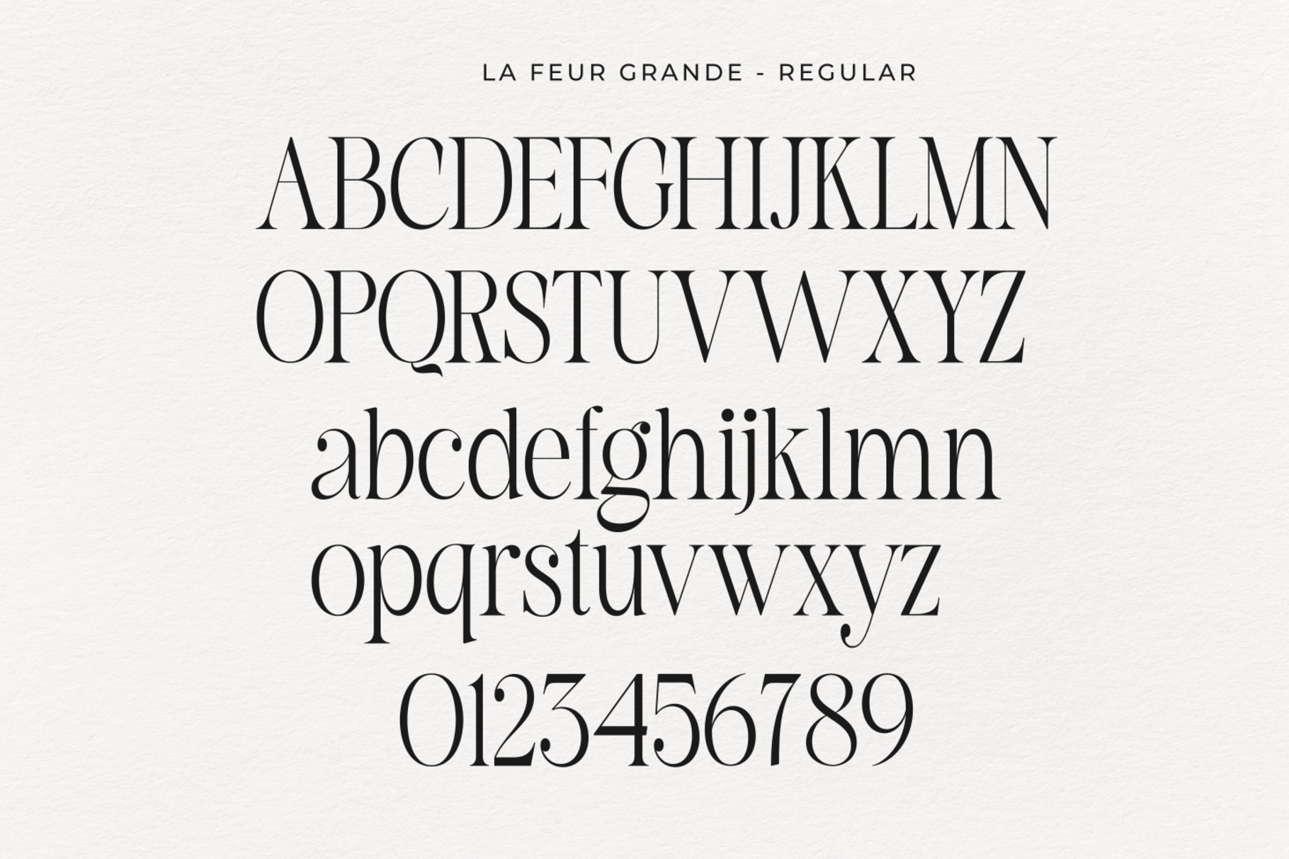 La Fleur Grande – Elegant Serif Font