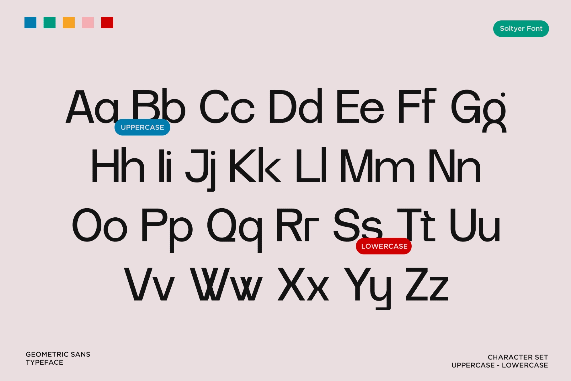 Soltyer - Geometric Sans Serif Font