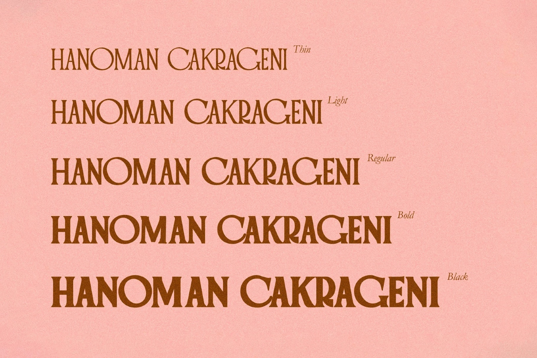 Hanoman - Vintage Serif Font Family