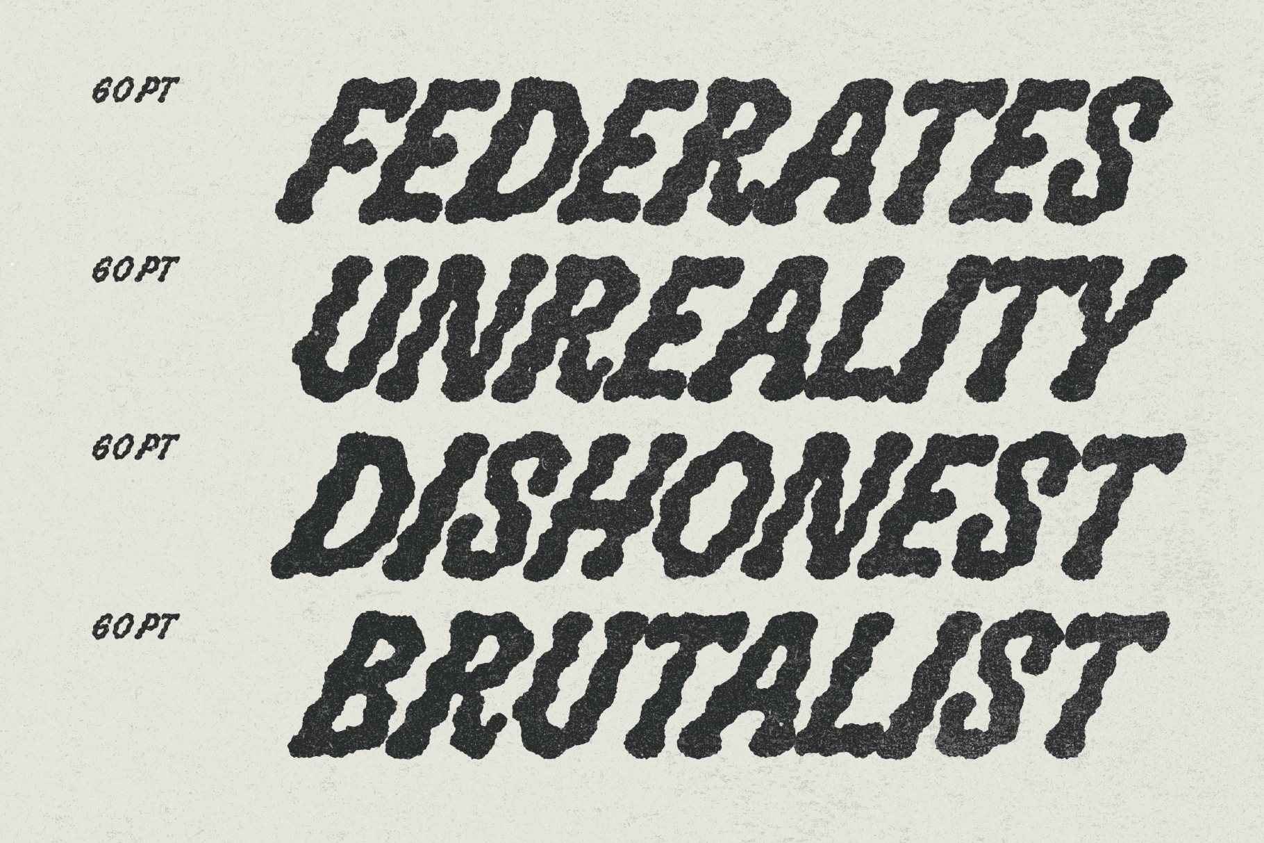 Bloobies –  Distressed Hand Drawn Display Font