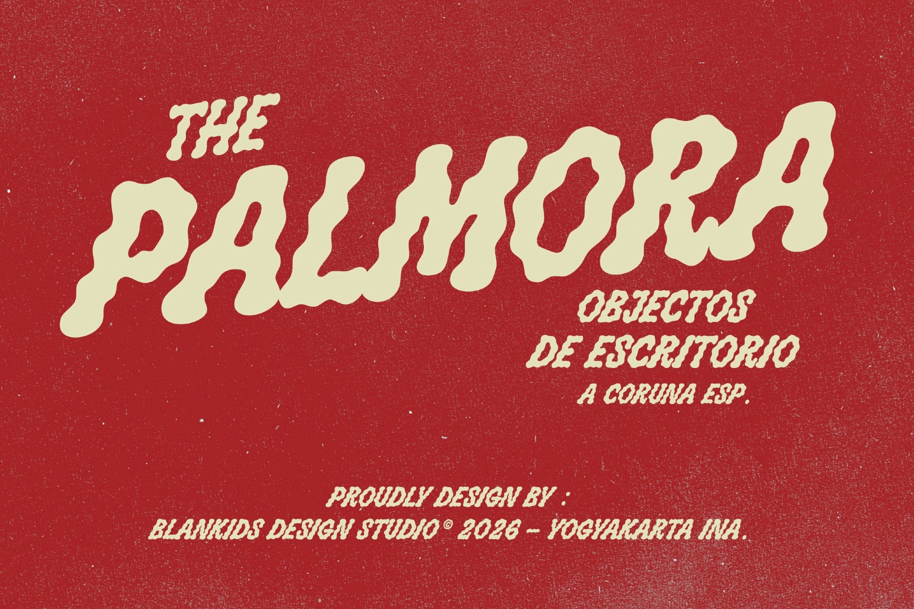 Bloobies –  Distressed Hand Drawn Display Font