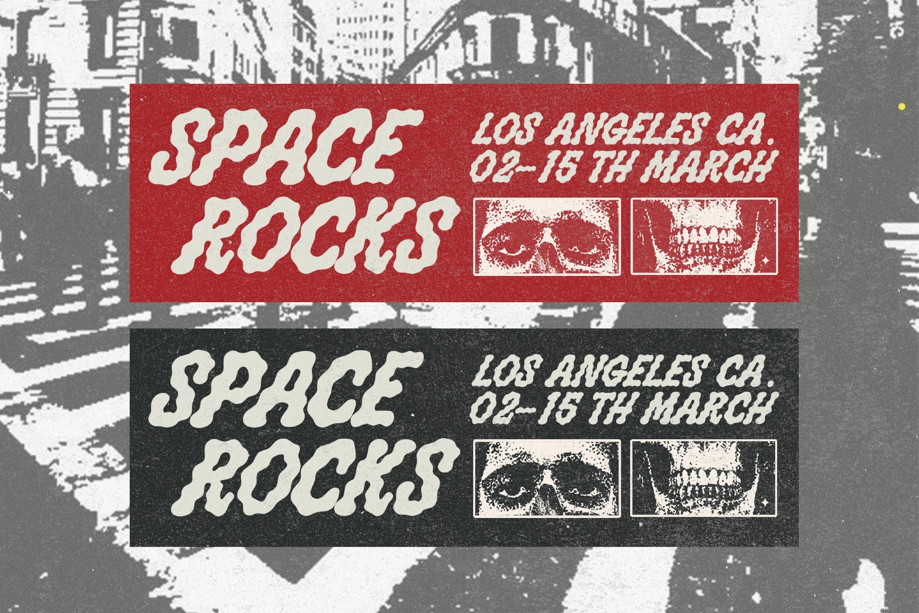 Bloobies –  Distressed Hand Drawn Display Font