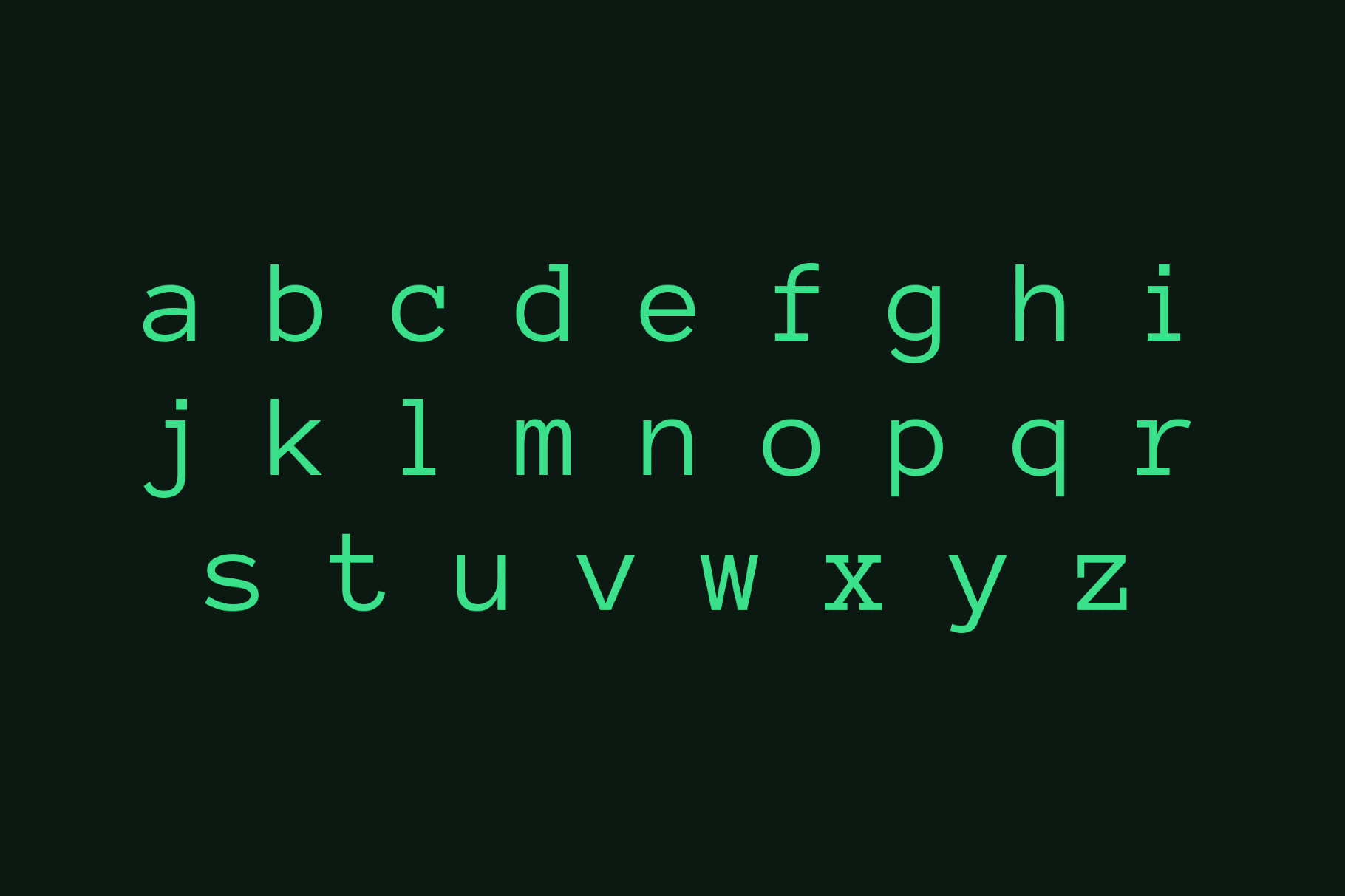 Anonymous Pro Mono Font