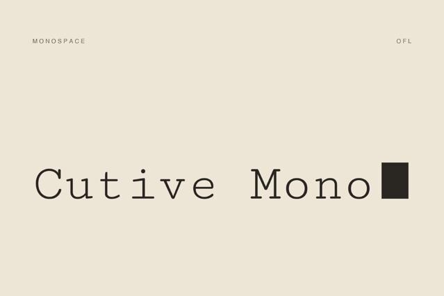 Cutive Mono