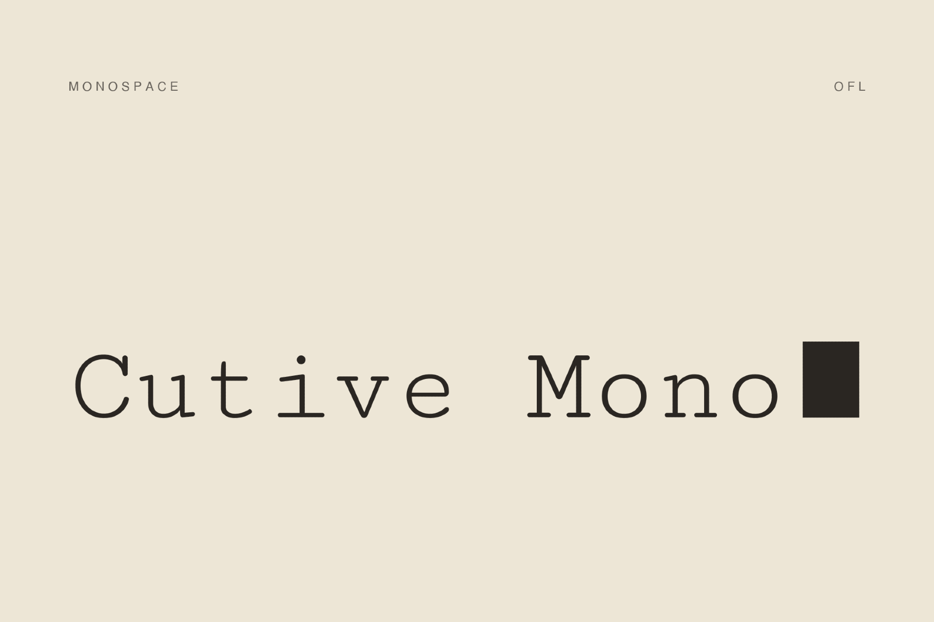 Cutive Mono