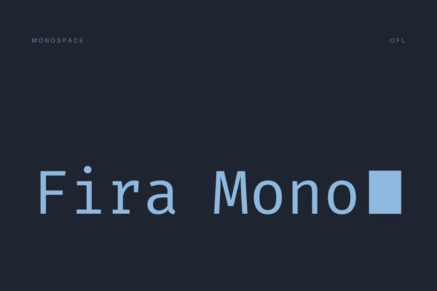 Fira Mono