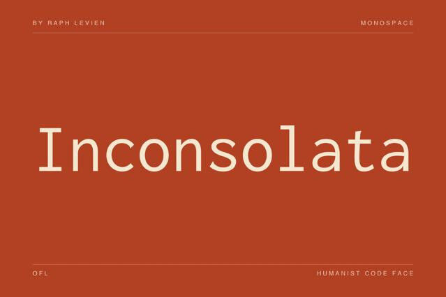 Inconsolata - Monospace Code Font Family