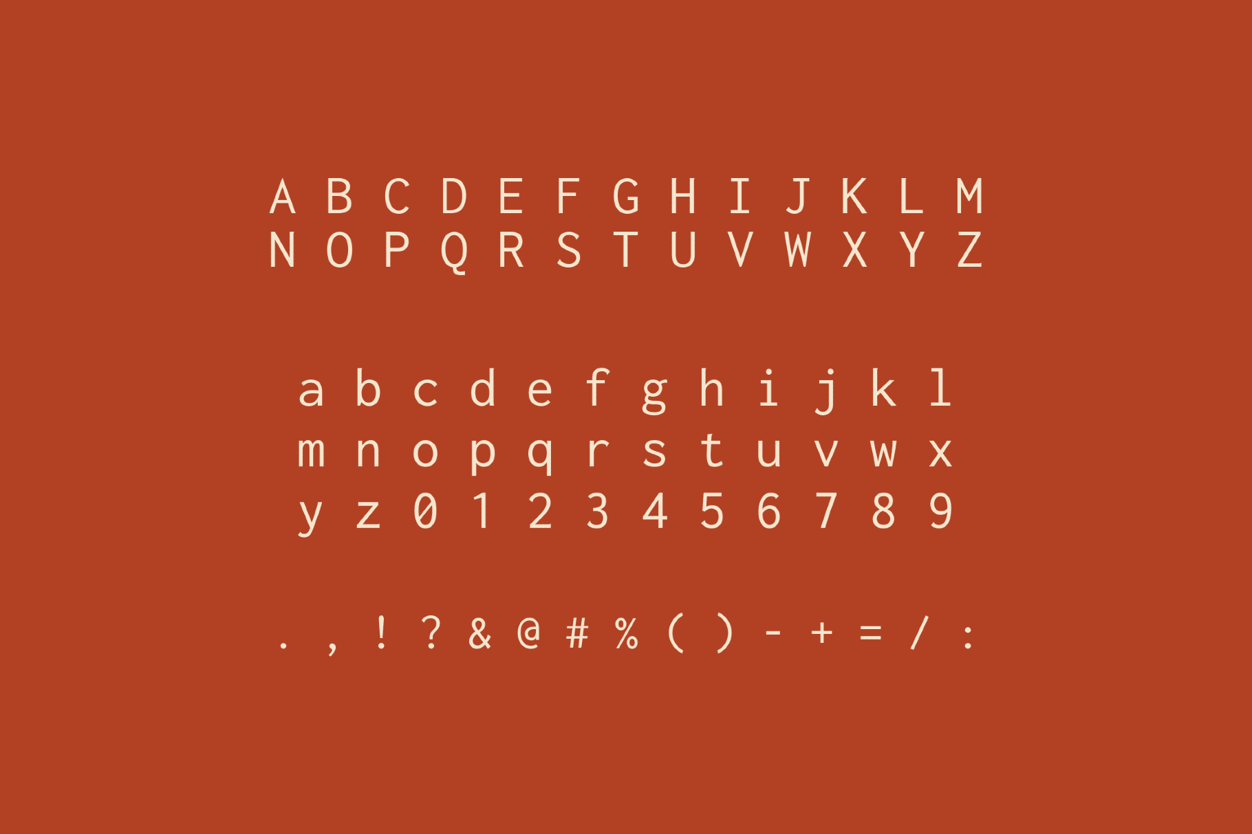 Inconsolata - Monospace Code Font Family