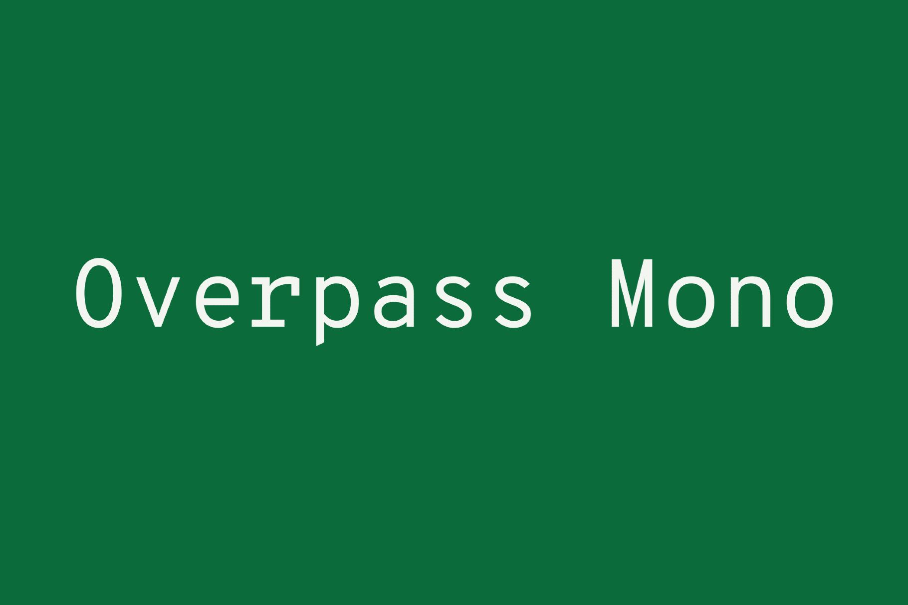 Overpass Mono