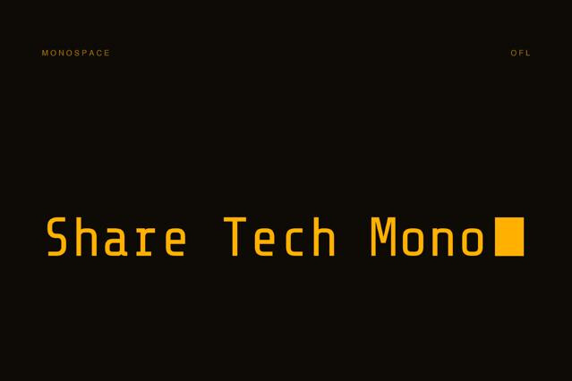 Share Tech Mono - Free Font