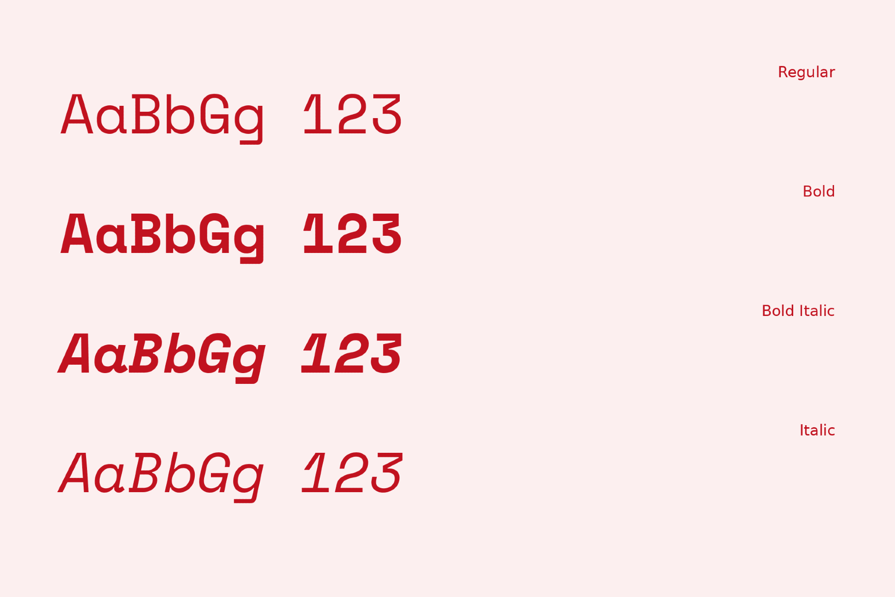 Space Mono Font Family