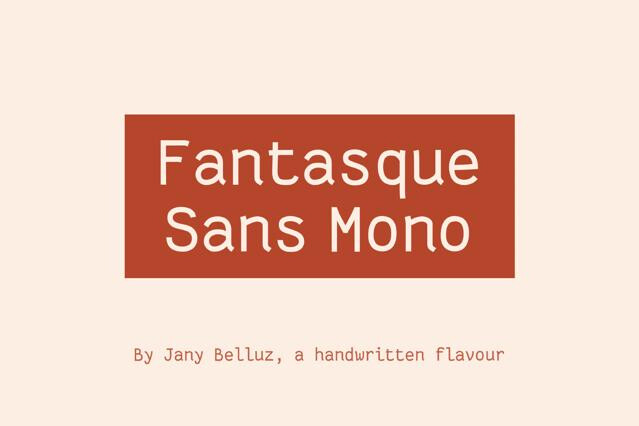 Fantasque Sans Mono Font Family