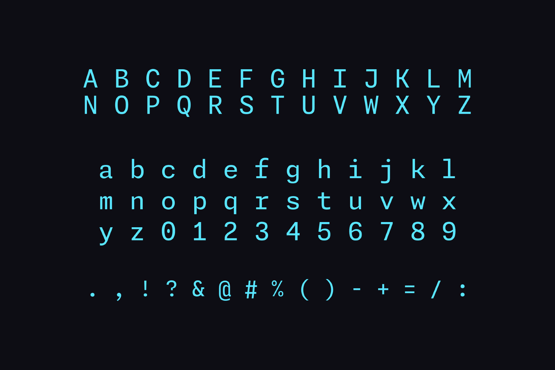 Monaspace Neon Font Family