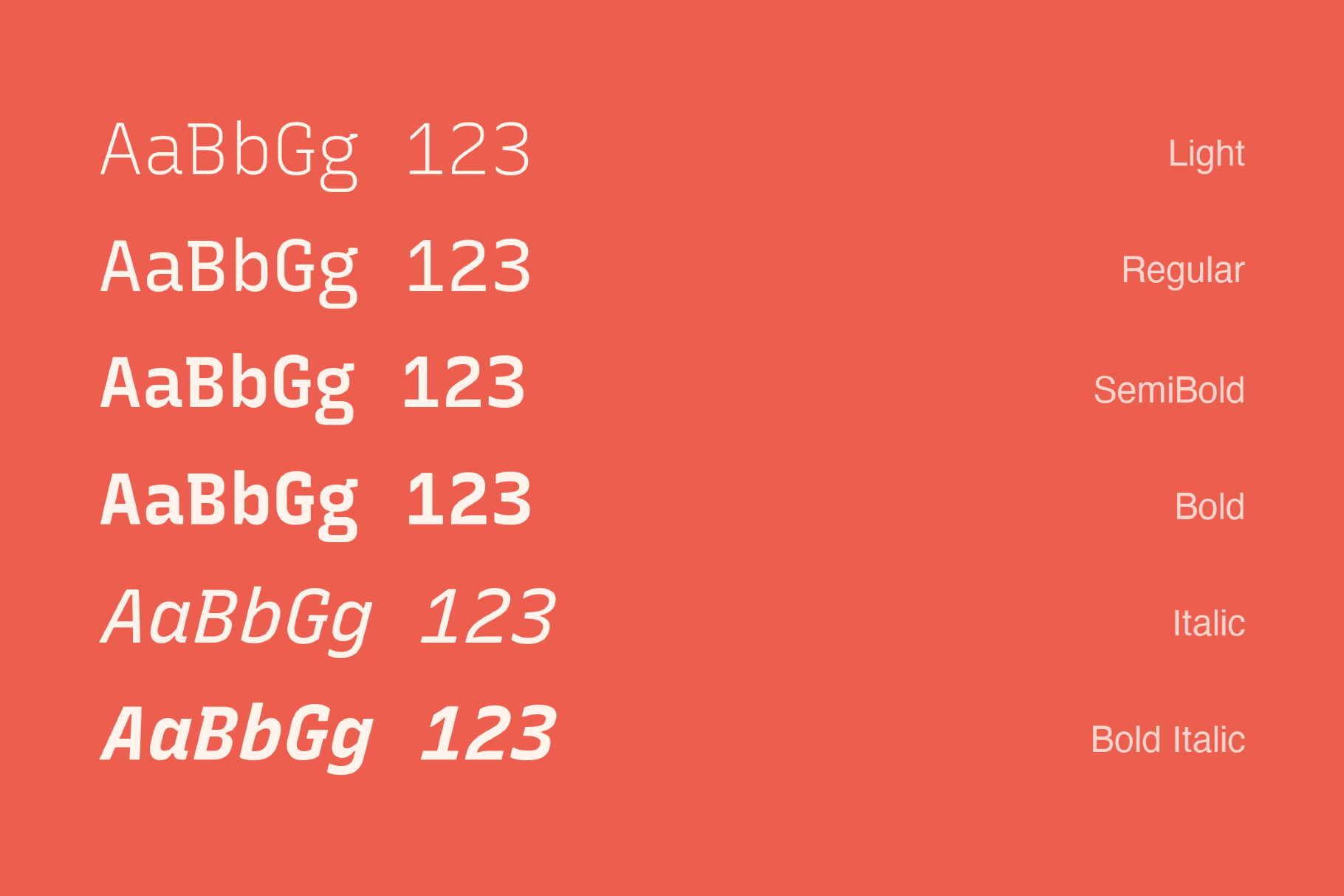 Recursive Mono Sans Family